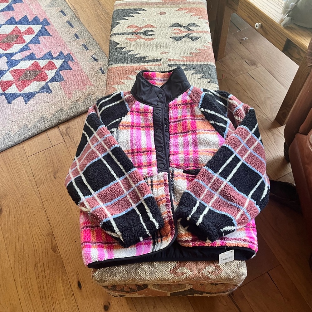 Free People Movement Hit the Slopes Printed Fleece Jacket